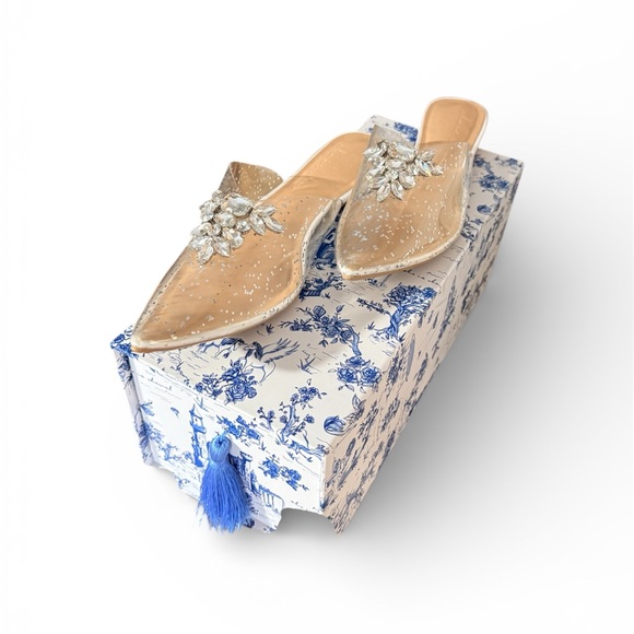 Barbie’s Sister’s Custom-Made Bejeweled Mules, 10, EUC - Picture 3 of 10